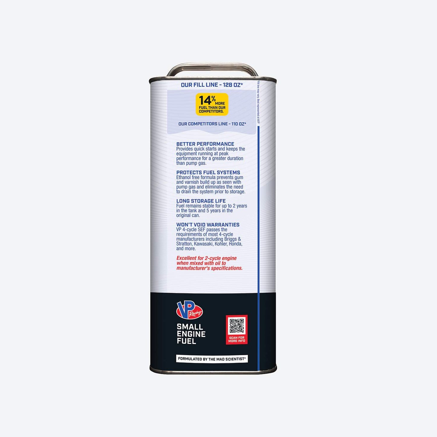 VP Racing 4-Cycle Fuel: Ethanol-Free Small Engine Fuel