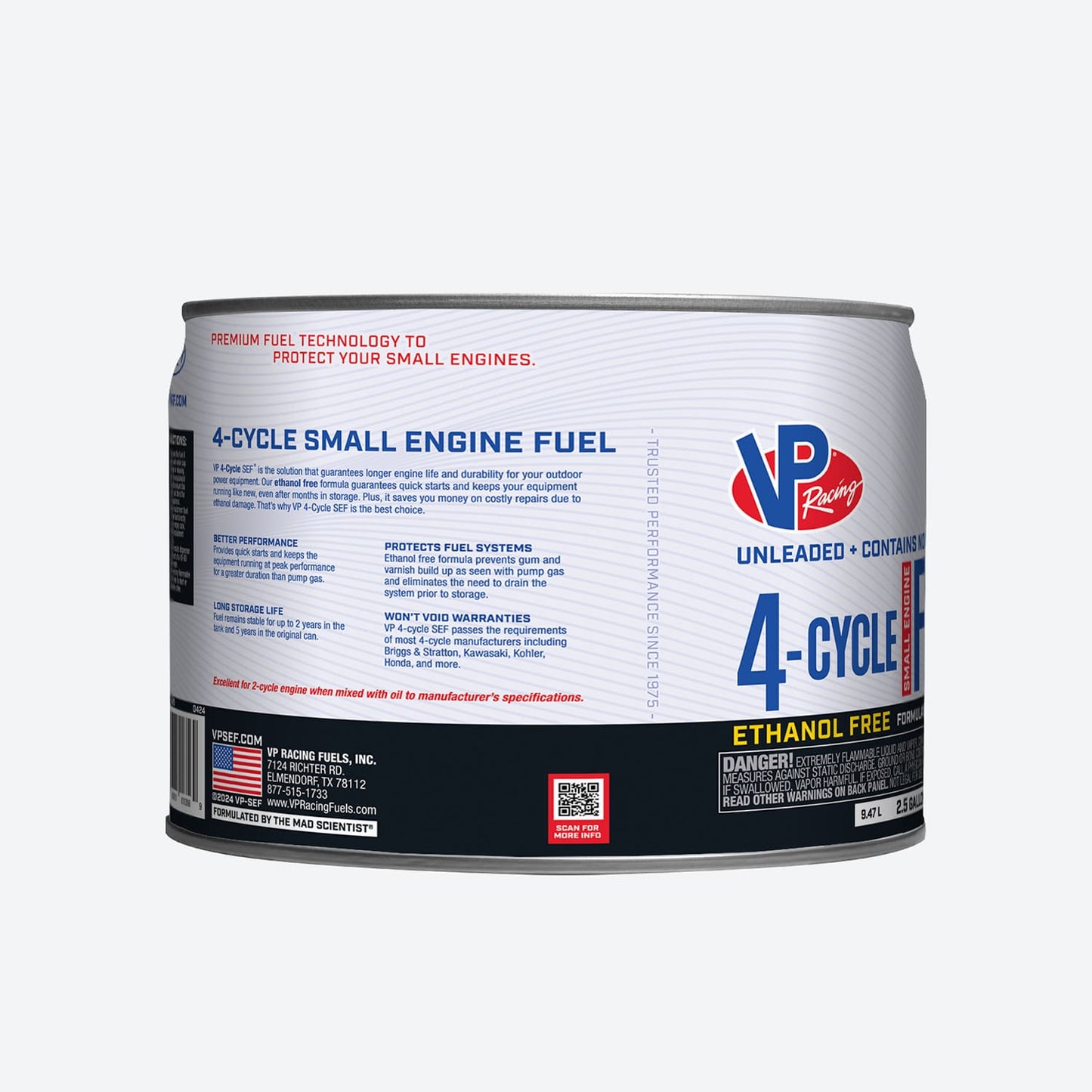 VP Racing 4-Cycle Fuel: Ethanol-Free Small Engine Fuel