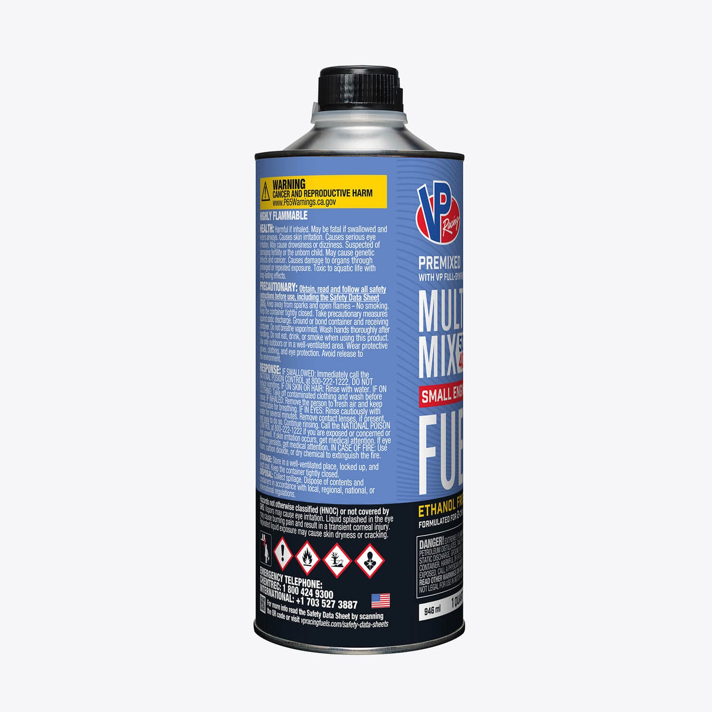 VP Racing Multi-Mix 40:1 - 50:1 Premixed Fuel for 2-Cycle Engines
