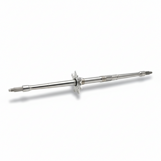 Adjustable width ATV racing axle