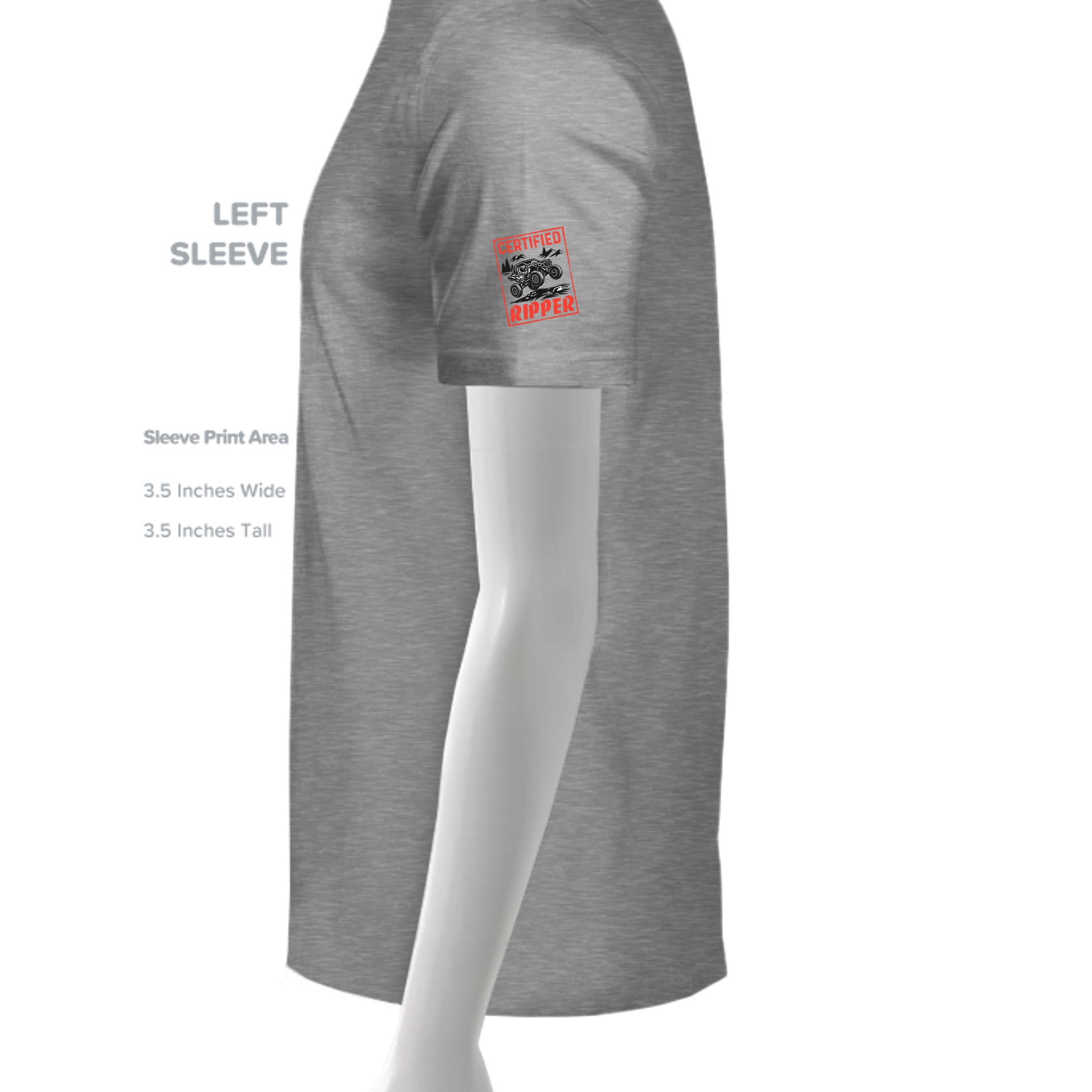 Dark Heather Grey (60/40) - N6210 - SLEEVE_LEFT